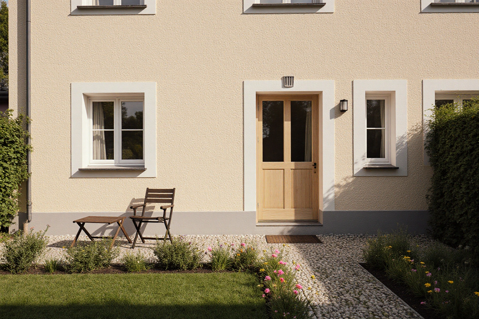 Vertrautes Zuhause mit einladendem Gartenbereich